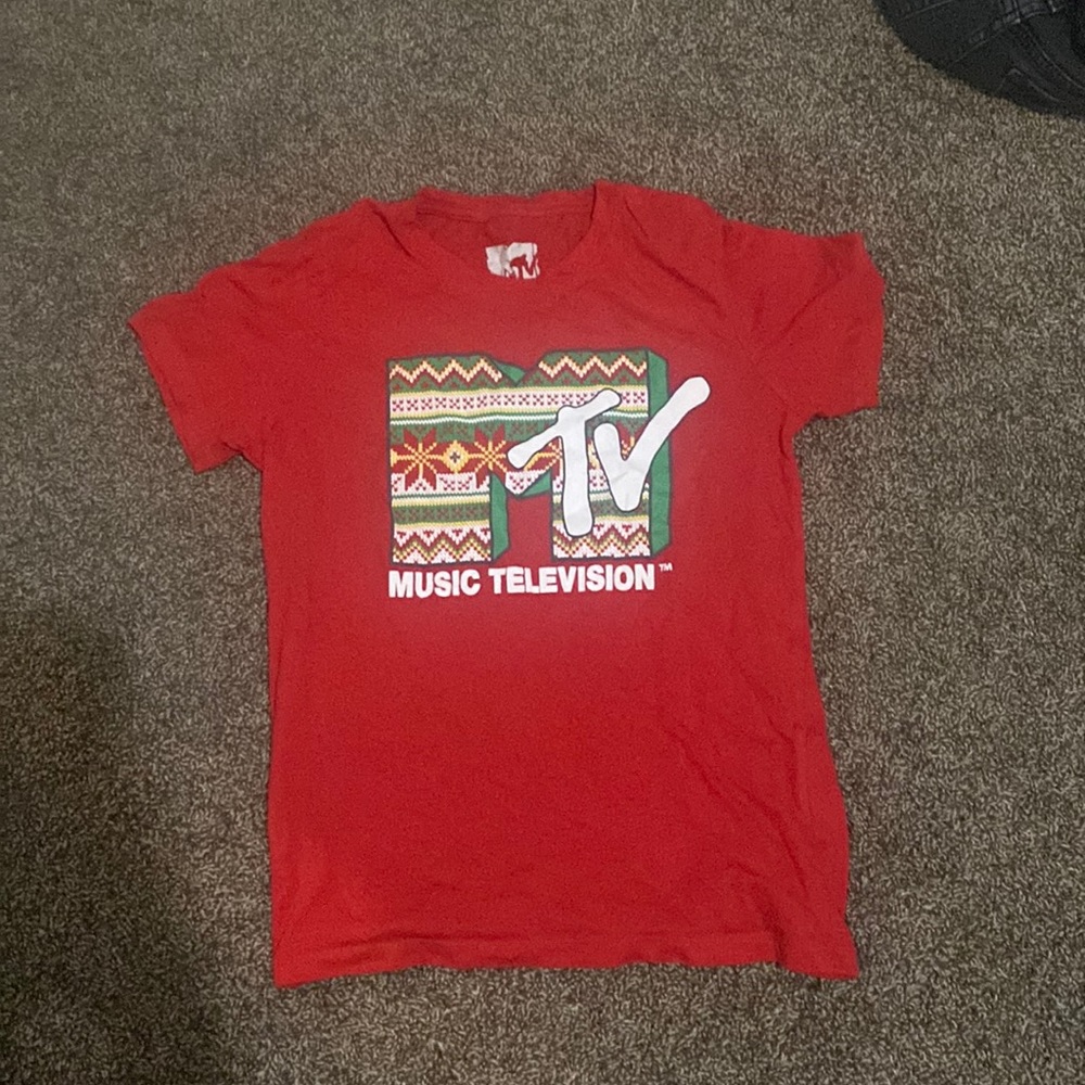 Christmas Themed MTV T-Shirt